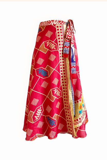 Long wrap skirt product picture